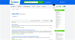 Desktop Screenshot of anglukalba.speros.lt