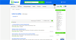 Desktop Screenshot of lietuviukalba.speros.lt