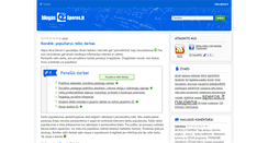 Desktop Screenshot of blogas.speros.lt