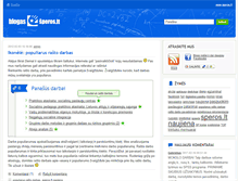Tablet Screenshot of blogas.speros.lt